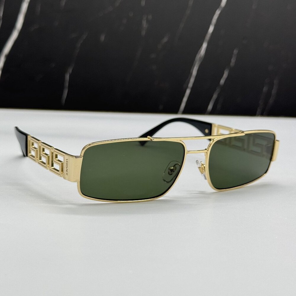 NEW VERSACE VE2257 1002/71 SUNGLASSES MOD 2257 GOLD UNISEX EYEWEAR VE2257 100271 - Picture 4 of 9